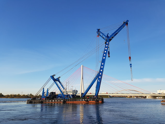 SP Load Cells on Floating Crane