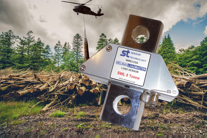 Helicopter Tree Extraction relies on Innovative Wireless Load Sensing by Sensor Technology Ltd