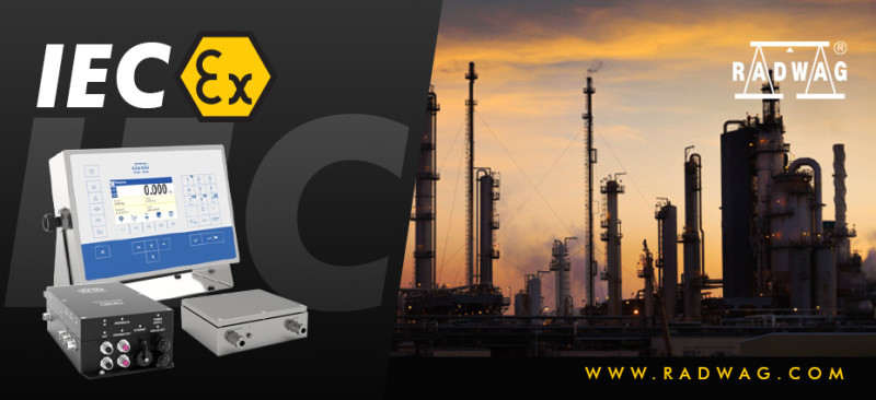 IECEX Certificate for RADWAG Indicator - PUE HX5.EX and associated facilities
