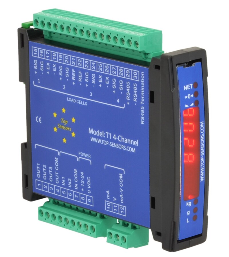 The Entire Top-Sensors T1-4 Channel Product Range is Now OIML Approved