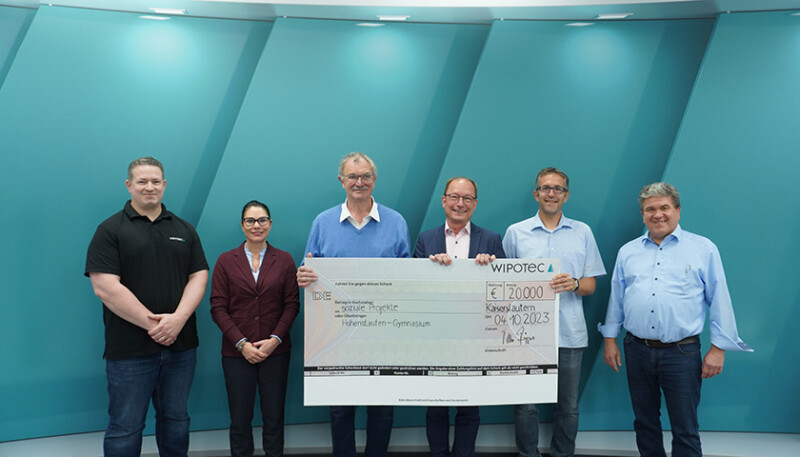 WIPOTEC Donation: MINT promotion for the Hohenstaufen-Gymnasium Kaiserslautern