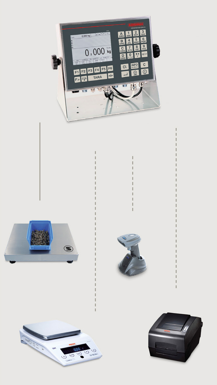High-resolution counting and control scale Soehnle SC