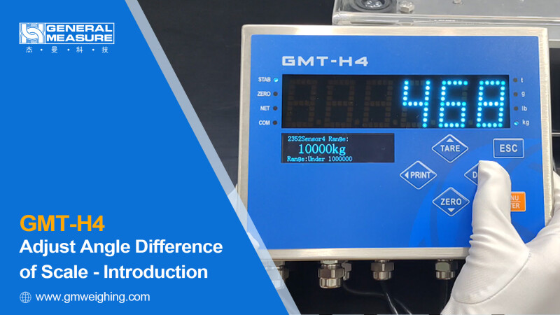 General Measure Video: How to Adjust Angle Difference of Scale by Weighing Indicator GMT-H4