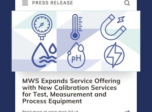 Micro Weighing Solutions Expands Service Offering with New Calibration Services for Test, Measurement and Process Equipment