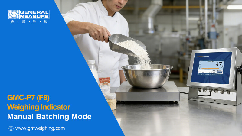 General Measure GMC-P7 (F8) Manual Batching Weighing Indicator